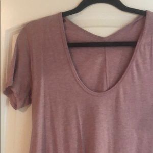 Scoop neck, flowy lulu top